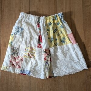 ooak HANDMADE SHORTS vintage patchwork M